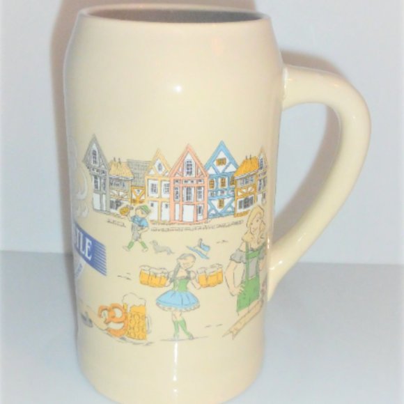 Tall STEAM WHISTLE Mug Octoberfest Beer Mug Soda Mug Pop Mug Advertising Mug - Picture 4 of 7
